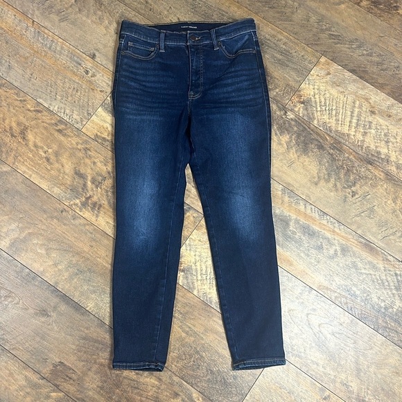 LUCKY BRAND High Rise Skinny Blue Jeans, UniFit Size 4 (30-32W), EUC - Picture 6 of 10
